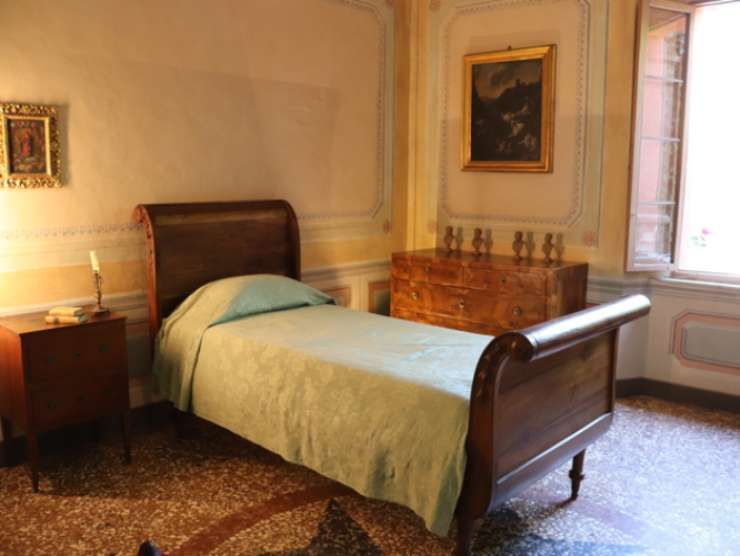 Le stanze private di Giacomo Leopardi (Ansa) 22.11.2022 picenosera