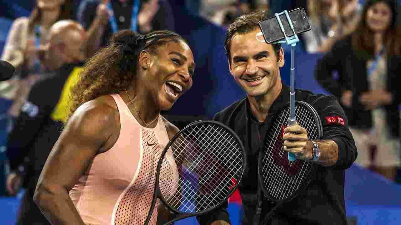 Serena Williams e Roger Federer (web source) 20.9.2022 picenosera